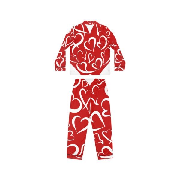 Eu Amo Women's Satin Pajamas (AOP) - Image 2