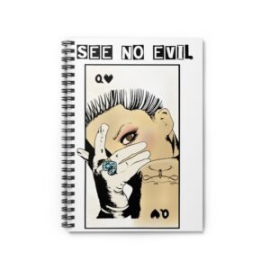 See No Evil Spiral Notebook - Ruled Line