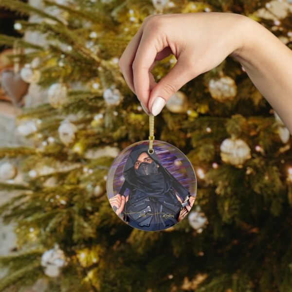 Ninja Art Glass Ornament - Image 4