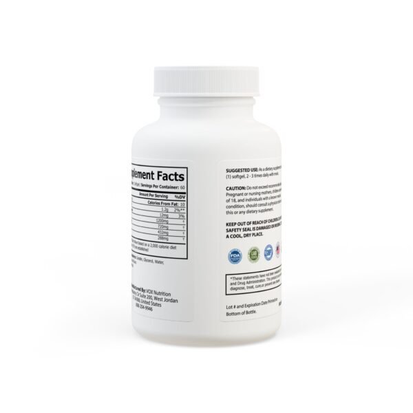 Lust Omega 3 Fish Oil Supplement (60 Softgels) - Image 4