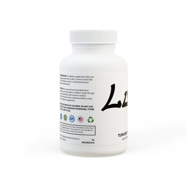 Lust Turmeric with BioPerine® (Black Pepper Fruit Extract) Supplement (60 Capsules) - Image 2