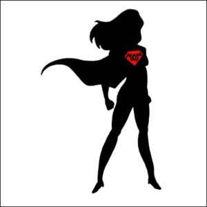 Superhero Acrylic Ornament - Custom Gift for Moms