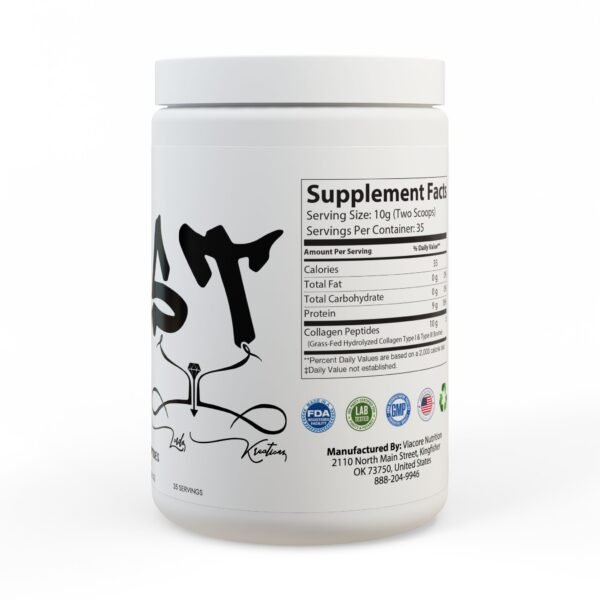 Lust Collagen Peptides Type I & III Supplement (350g, 12.3oz) - Image 3