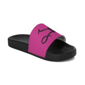 Pink Men's Slide Sandals - Image 2