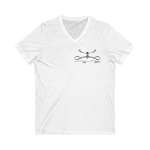 Hello Short Sleeve V-Neck Tee