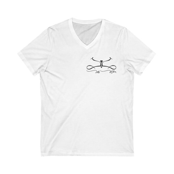 Hello Short Sleeve V-Neck Tee