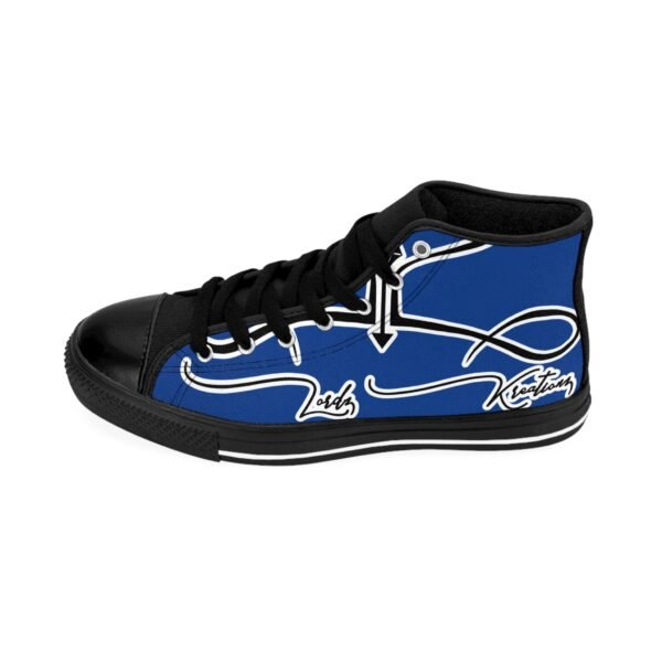 LordzKreationz Blue Women's High-top Sneakers - Image 4