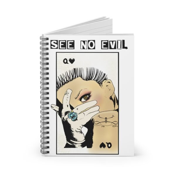 See No Evil Spiral Notebook - Ruled Line - Image 2