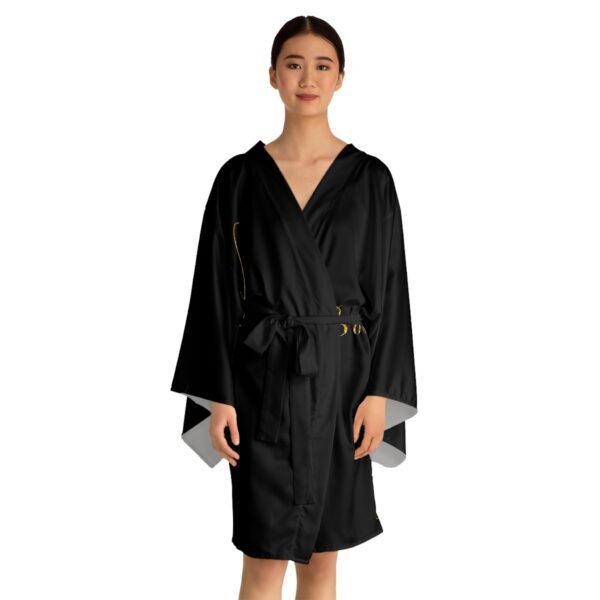 Lioness Long Sleeve Kimono Robe - Image 4