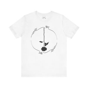 Black Rose Unisex Jersey Short Sleeve Tee