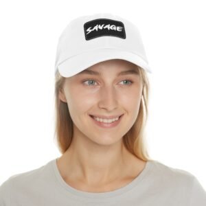 Dad Hat with Leather Patch (Rectangle) - Image 16