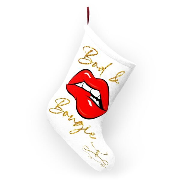 Bad & Bougie Christmas Stocking with Unique Design - Image 4
