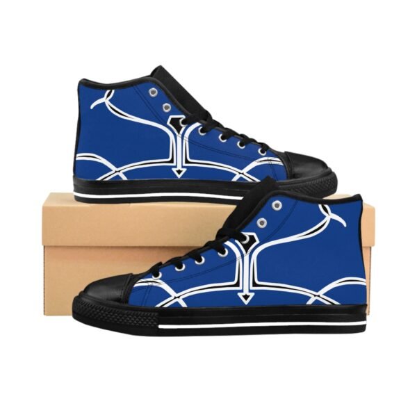 LordzKreationz Blue Men's High-top Sneakers - Image 2