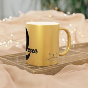 Queen Metallic Mug (SilverGold) - Image 4