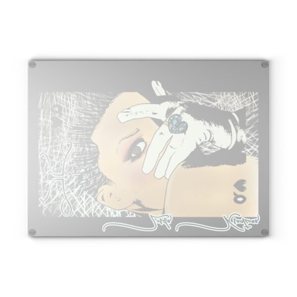See no Evil Glass Cutting Board - Image 6
