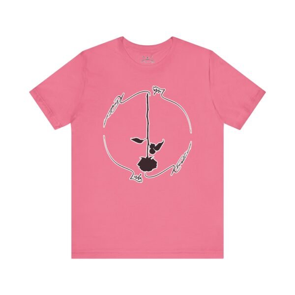 Black Rose Unisex Jersey Short Sleeve Tee - Image 33