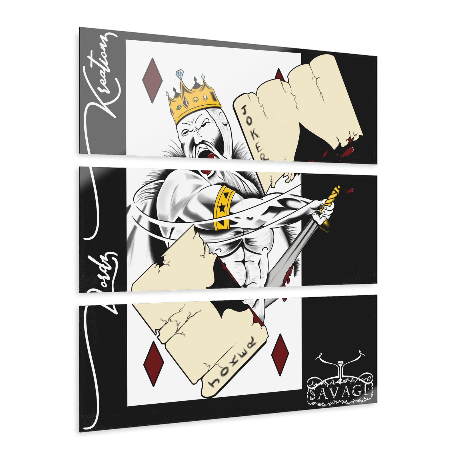 Savage Acrylic Prints (Triptych) - Image 1