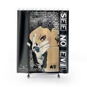 See no Evil Shower Curtains