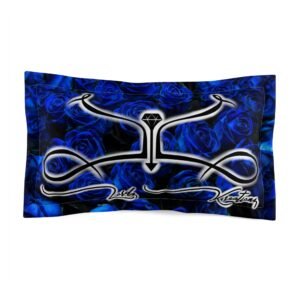 Blue Roses Microfiber Pillow Sham