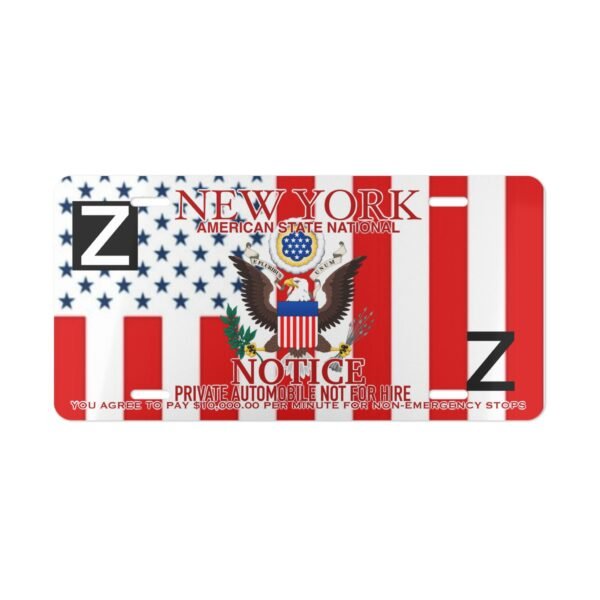 ASN NY License Plate