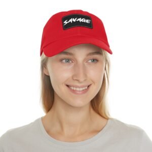 Dad Hat with Leather Patch (Rectangle) - Image 32