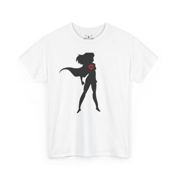 Super Woman Unisex Heavy Cotton Tee - Image 3