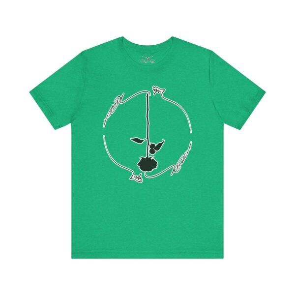 Black Rose Unisex Jersey Short Sleeve Tee - Image 13