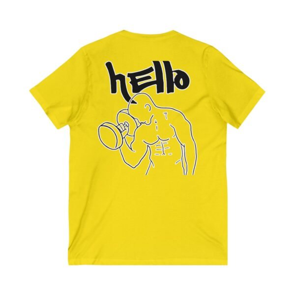 Hello Short Sleeve V-Neck Tee - Image 6
