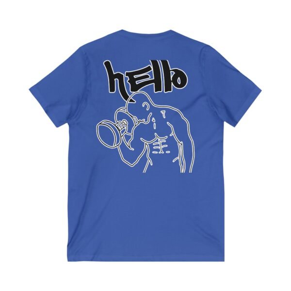 Hello Short Sleeve V-Neck Tee - Image 8
