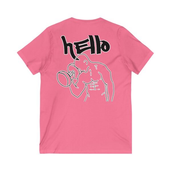 Hello Short Sleeve V-Neck Tee - Image 10