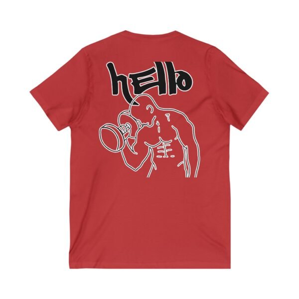 Hello Short Sleeve V-Neck Tee - Image 12