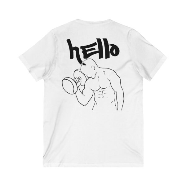 Hello Short Sleeve V-Neck Tee - Image 2