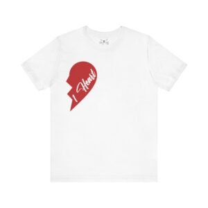 1 Heart Unisex Jersey Short Sleeve Tee