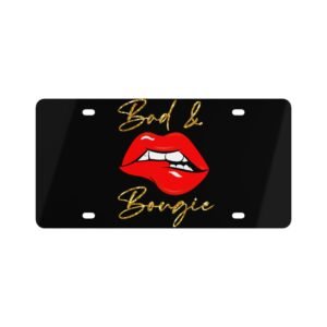 Bad & Bougie License Plate