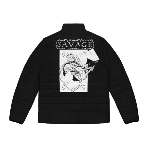Savage Men's Puffer Jacket (AOP) - Image 2