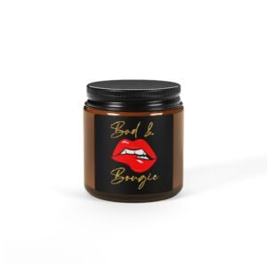 Bad and Bougie Scented Soy Candle in Amber Jar - Multi-Size - Image 2