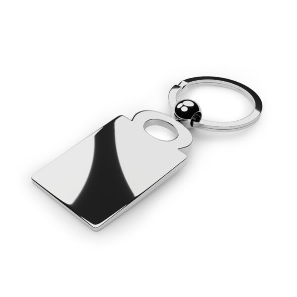 Blood Rose Rectangle Photo Keyring - Image 2