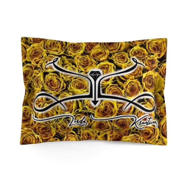 Sun Roses Microfiber Pillow Sham - Image 2