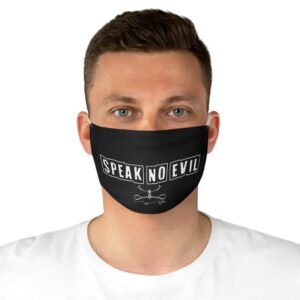 Speak no Evil Fabric Face Mask - Image 4