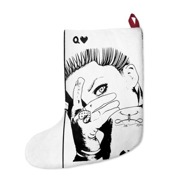 See no Evil Christmas Stocking with Unique Design - Image 2