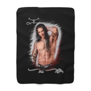 Jaime Grijalva Sherpa Fleece Blanket