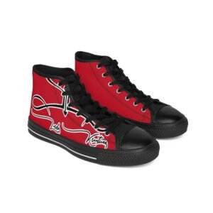 LordzKreationz Red Women's High-top Sneakers