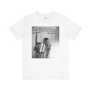 Malcolm X Unisex Short Sleeve Tee