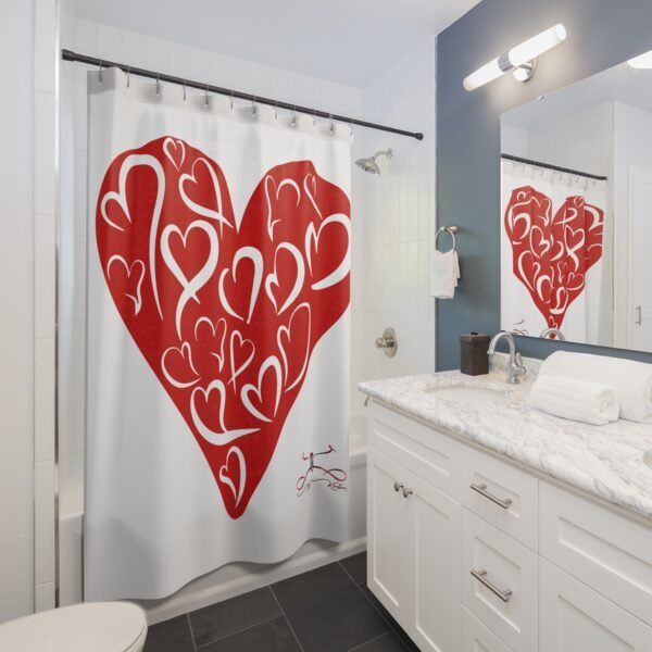 Meu Amor Shower Curtains - Image 3