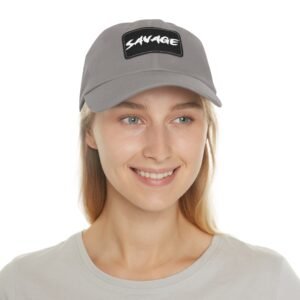 Dad Hat with Leather Patch (Rectangle) - Image 24