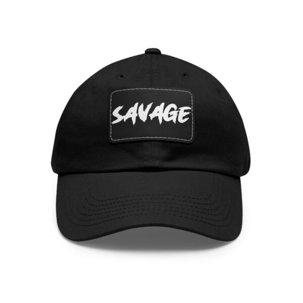 Dad Hat with Leather Patch (Rectangle) - Image 9