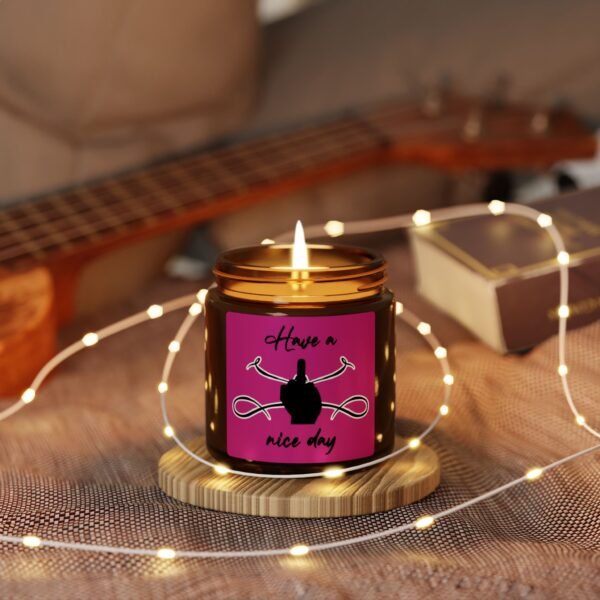 Have a Nice Day Scented Soy Candle in Amber Jar - Multi-Size