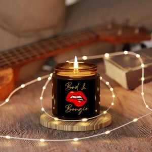 Bad and Bougie Scented Soy Candle in Amber Jar - Multi-Size
