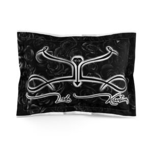Black Roses Microfiber Pillow Sham - Image 2