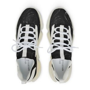 Black Roses Men's Mesh Sports Sneakers - Image 2